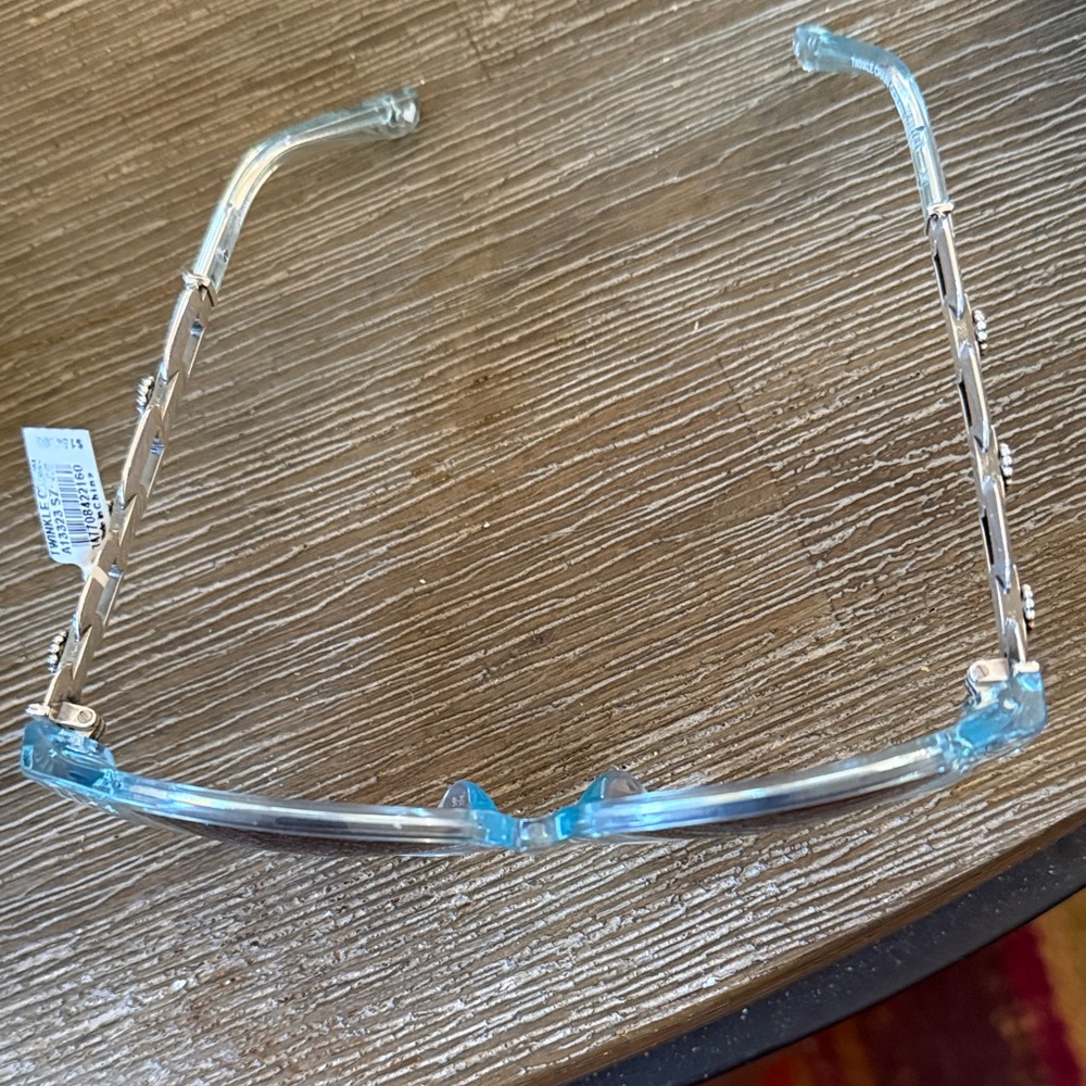 Brighton Clear and light blue Sunglasses with floral case - Picture 10 of 10